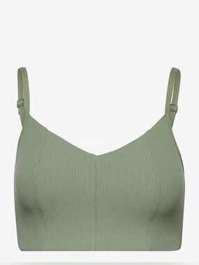 Offline by Aerie Women’s Ribbed V-Neck bra Sage Green